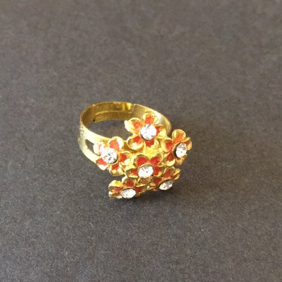 Set of 3 Rhinestone Fashion Rings - Picture 4 of 12